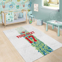 Custom Sardinia Football Area Rug Sardigna Sporty Style