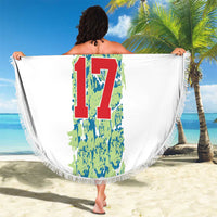 Custom Sardinia Football Beach Blanket Sardigna Sporty Style