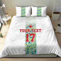 Custom Sardinia Football Bedding Set Sardigna Sporty Style