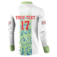 Custom Sardinia Football Button Sweatshirt Sardigna Sporty Style