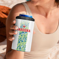 Custom Sardinia Football 4 in 1 Can Cooler Tumbler Sardigna Sporty Style
