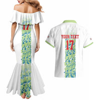 Custom Sardinia Football Couples Matching Mermaid Dress and Hawaiian Shirt Sardigna Sporty Style