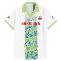 Custom Sardinia Football Family Matching Mermaid Dress and Hawaiian Shirt Sardigna Sporty Style