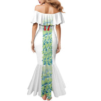 Custom Sardinia Football Family Matching Mermaid Dress and Hawaiian Shirt Sardigna Sporty Style