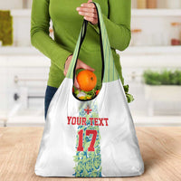 Custom Sardinia Football Grocery Bag Sardigna Sporty Style