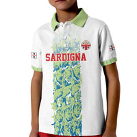 Custom Sardinia Football Kid Polo Shirt Sardigna Sporty Style