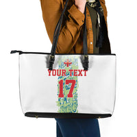 Custom Sardinia Football Leather Tote Bag Sardigna Sporty Style