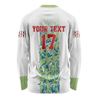 Custom Sardinia Football Long Sleeve Shirt Sardigna Sporty Style