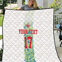 Custom Sardinia Football Quilt Sardigna Sporty Style