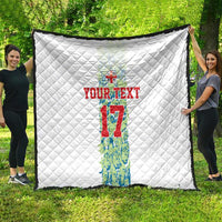 Custom Sardinia Football Quilt Sardigna Sporty Style