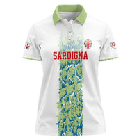 Custom Sardinia Football Women Polo Shirt Sardigna Sporty Style