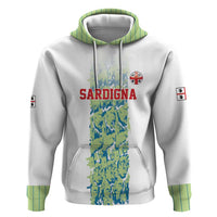 Custom Sardinia Football Zip Hoodie Sardigna Sporty Style