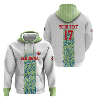 Custom Sardinia Football Zip Hoodie Sardigna Sporty Style