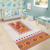 Slovakia Costume Area Rug Traditional Folk Pattern