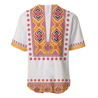 Slovakia Costume Baseball Jersey Traditional Folk Pattern