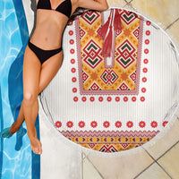 Slovakia Costume Beach Blanket Traditional Folk Pattern