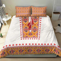 Slovakia Costume Bedding Set Traditional Folk Pattern