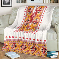 Slovakia Costume Blanket Traditional Folk Pattern