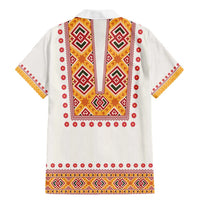 Slovakia Costume Family Matching Mermaid Dress and Hawaiian Shirt Traditional Folk Pattern