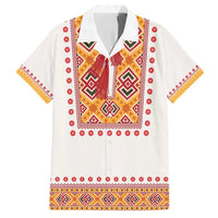 Slovakia Costume Family Matching Tank Maxi Dress and Hawaiian Shirt Traditional Folk Pattern