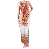 Slovakia Costume Family Matching Tank Maxi Dress and Hawaiian Shirt Traditional Folk Pattern