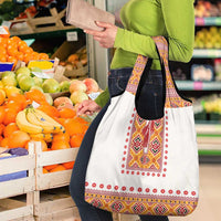 Slovakia Costume Grocery Bag Traditional Folk Pattern