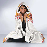 Slovakia Costume Hooded Blanket Traditional Folk Pattern