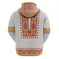 Slovakia Costume Hoodie Traditional Folk Pattern