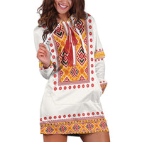 Slovakia Costume Hoodie Dress Traditional Folk Pattern
