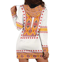 Slovakia Costume Hoodie Dress Traditional Folk Pattern
