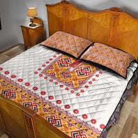 Slovakia Costume Quilt Bed Set Traditional Folk Pattern
