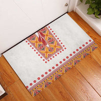 Slovakia Costume Rubber Doormat Traditional Folk Pattern