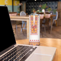 Slovakia Costume Skinny Tumbler Traditional Folk Pattern