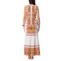 Slovakia Costume Tank Maxi Dress Traditional Folk Pattern