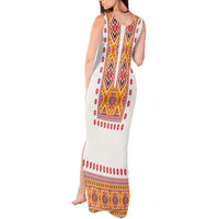 Slovakia Costume Tank Maxi Dress Traditional Folk Pattern