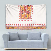 Slovakia Costume Tapestry Traditional Folk Pattern