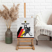 Custom Germany Ice Hockey Canvas Wall Art Retro Jersey