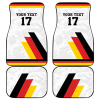 Custom Germany Ice Hockey Car Mats Retro Jersey