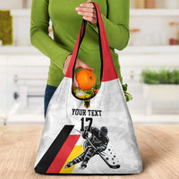 Custom Germany Ice Hockey Grocery Bag Retro Jersey
