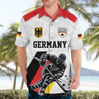 Custom Germany Ice Hockey Hawaiian Shirt Retro Jersey