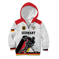 Custom Germany Ice Hockey Kid Hoodie Retro Jersey