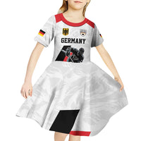 Custom Germany Ice Hockey Kid Short Sleeve Dress Retro Jersey
