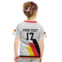 Custom Germany Ice Hockey Kid T Shirt Retro Jersey
