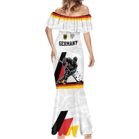 Custom Germany Ice Hockey Mermaid Dress Retro Jersey