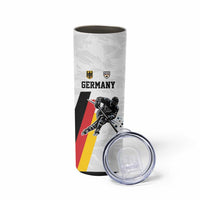 Custom Germany Ice Hockey Skinny Tumbler Retro Jersey
