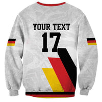Custom Germany Ice Hockey Sweatshirt Retro Jersey