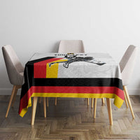 Custom Germany Ice Hockey Tablecloth Retro Jersey