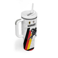 Custom Germany Ice Hockey Tumbler With Handle Retro Jersey