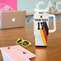 Custom Germany Ice Hockey Tumbler With Handle Retro Jersey