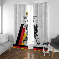 Custom Germany Ice Hockey Window Curtain Retro Jersey